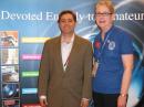 FCC Chairman Julius Genachowski and ARRL President Kay Craigie, N3KN.